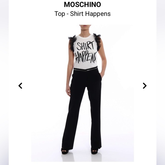 MoschinoGray Shirt Top - Shirt Happens size S IT 40​